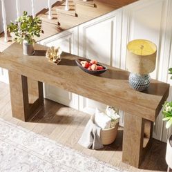 63 Inch Long Narrow Table NEW