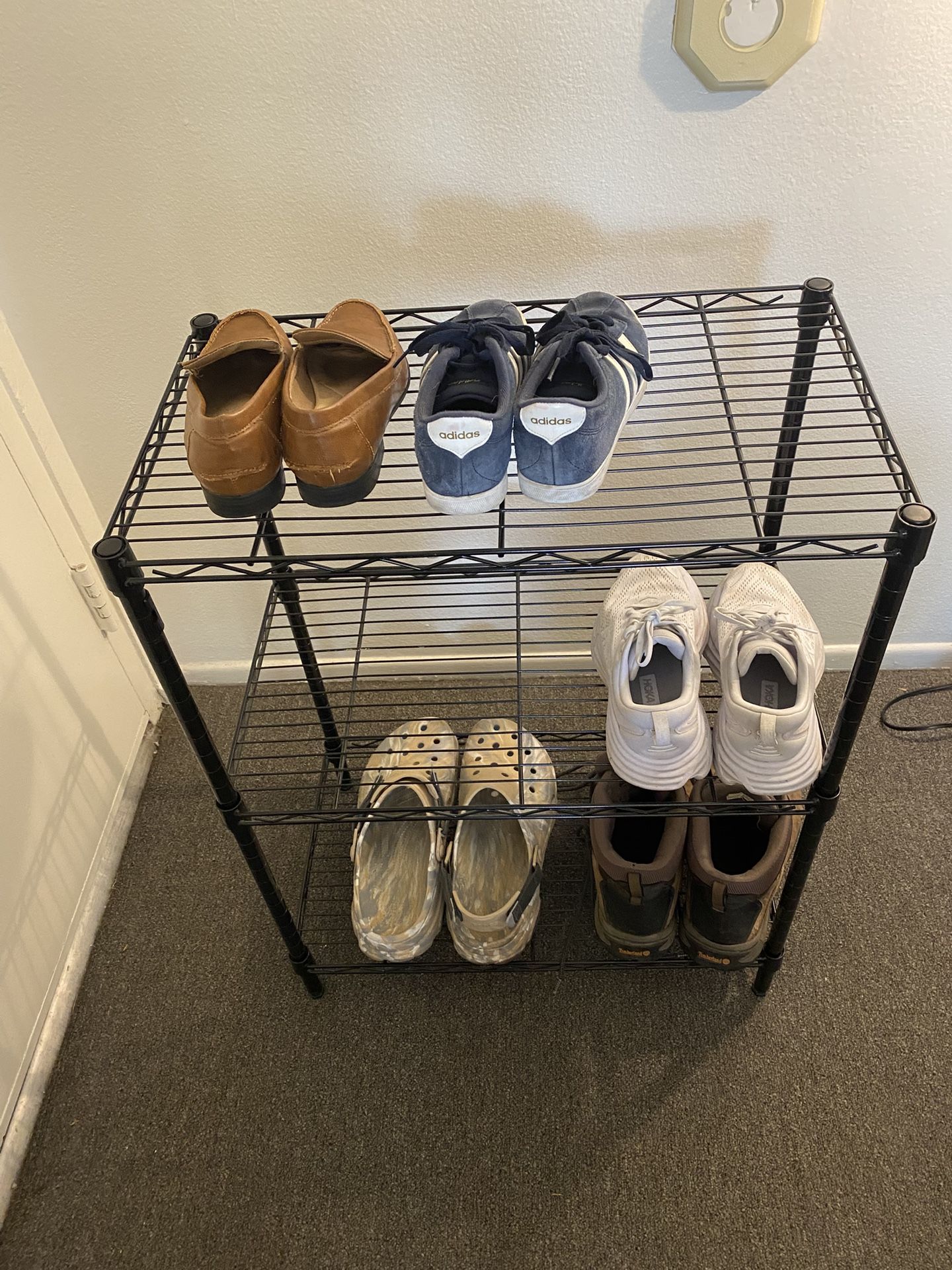 Three Tier Metal Shoe Rack