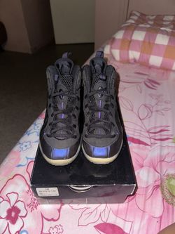 Nike Little Posite One (PS) | Black / Varsity Purple Nori/ Violet Variety | Size 2Y
