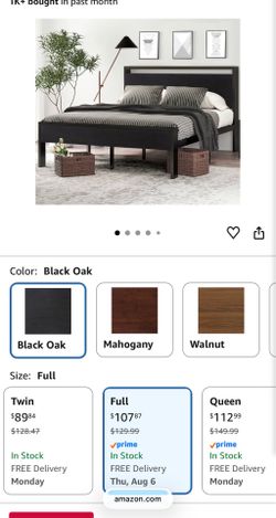 Full size bed frame