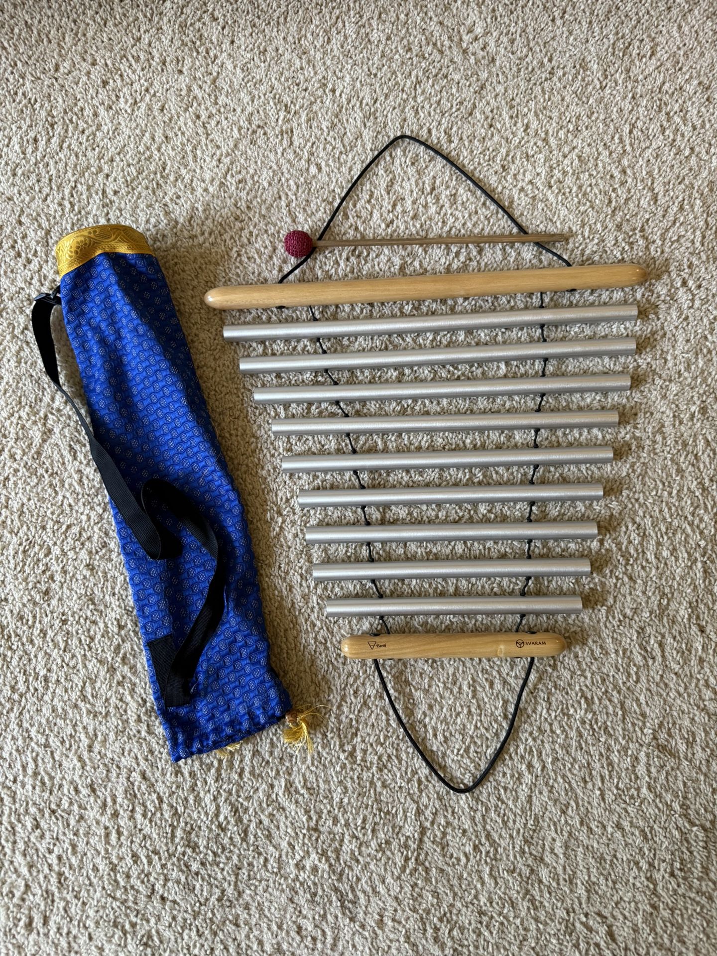 Earth Element Flow Chime ~ Svaram ~ W/ Mallet And Case