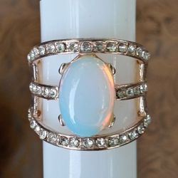 Fashion Jewelry Moonstone Adjustable Ring