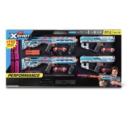ZURU X-SHOT PRO Series Fury-X and Longshot Combo Pack Brand New 
