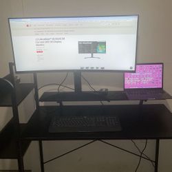 LG 35” UltraWide Curved QHD Monitor 