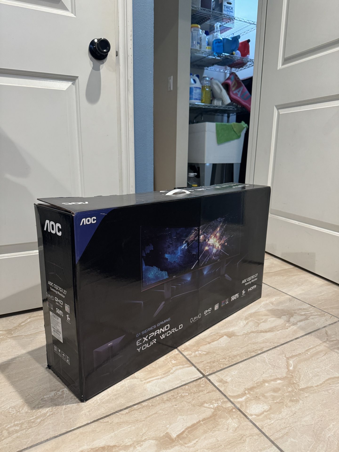 AOC CQ27G1 27” 1440p 144Hz Gaming Monitor