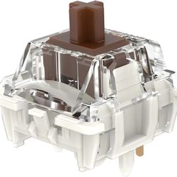 Gateron G Pro 3.0 Brown Switches for Mechanical Keyboard,3-Pin 55gf Tactile feel/Pre-Lubed/Pin-enhanced Switches(108pcs,Brown,3-Pin)

