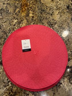 Red Indoor or Outdoor Placements **BRAND NEW**