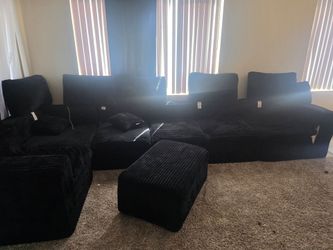 Pillow top 7 piece sectional