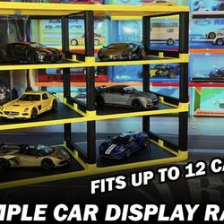 DIY Simple Display for 1 64 Scale cars Compatible with Hot Wheels and Matchbox