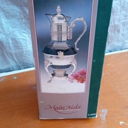 Mine Isle Gift Collection Coffee 14-In Silver Plated 10 Cup