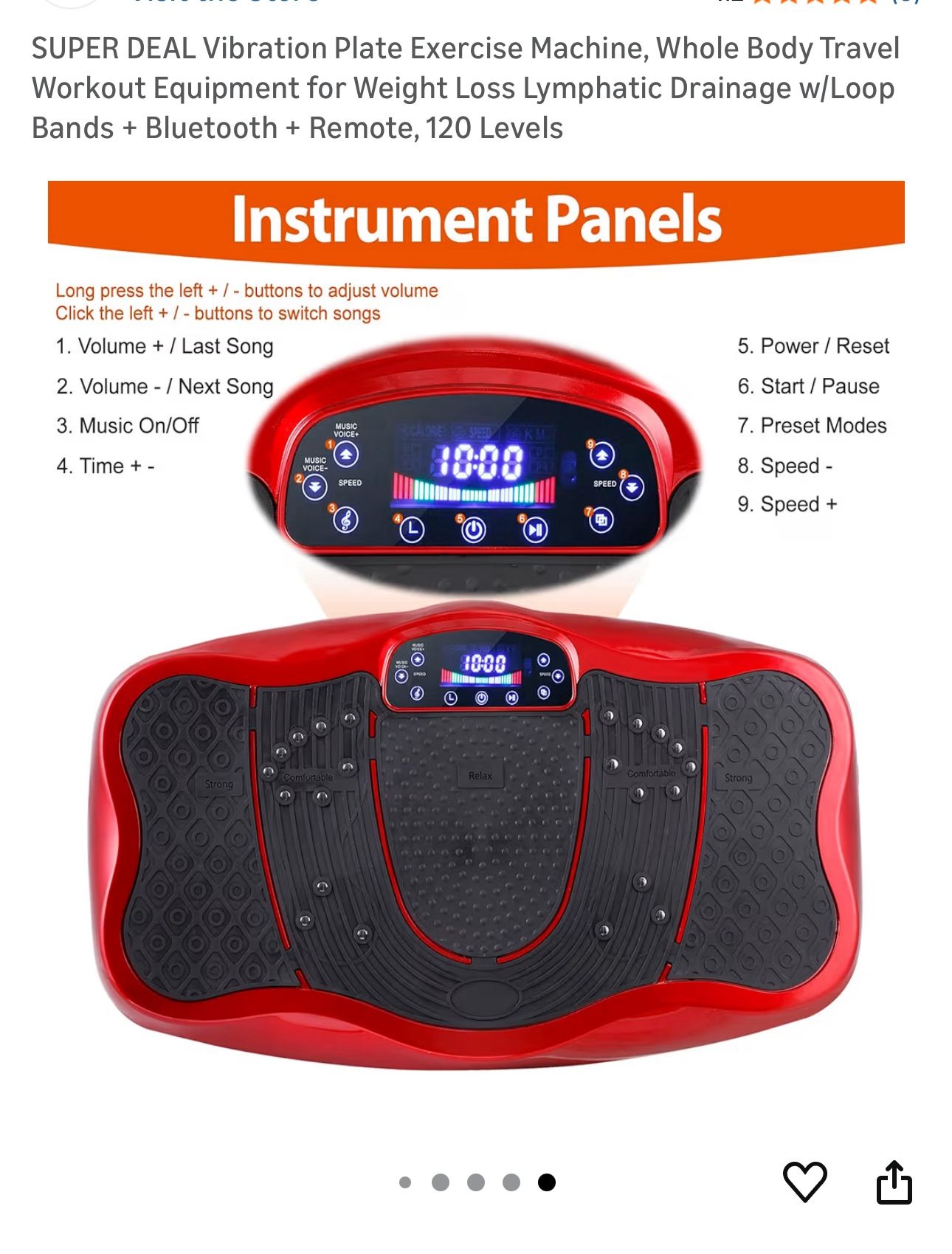 Vibration Plate Exercise Machine