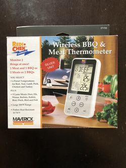 Wireless bbq and meat thermometer. REDI CHEK model ET-733