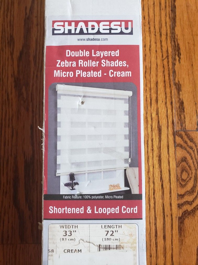 Window Blinds Double Layer Zebraroller Shades $10
