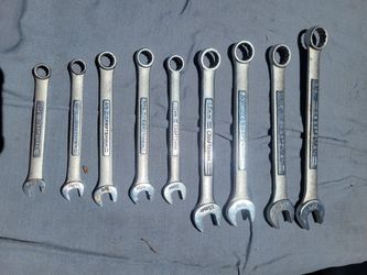 9 Craftsman Metric 12 Point Combination Open End Wrench Set VV Series USA