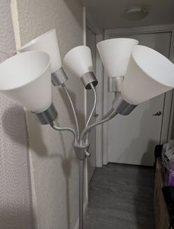 Brand new beautiful tall standing lamp .