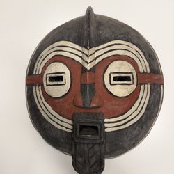16 Inches Hand Carved Wooden Mask 