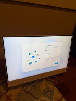 HP All-in-one desktop. Lightly used.