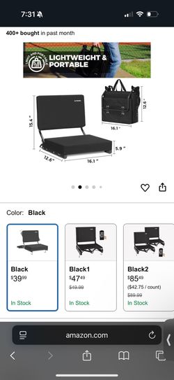 Stadium seat 