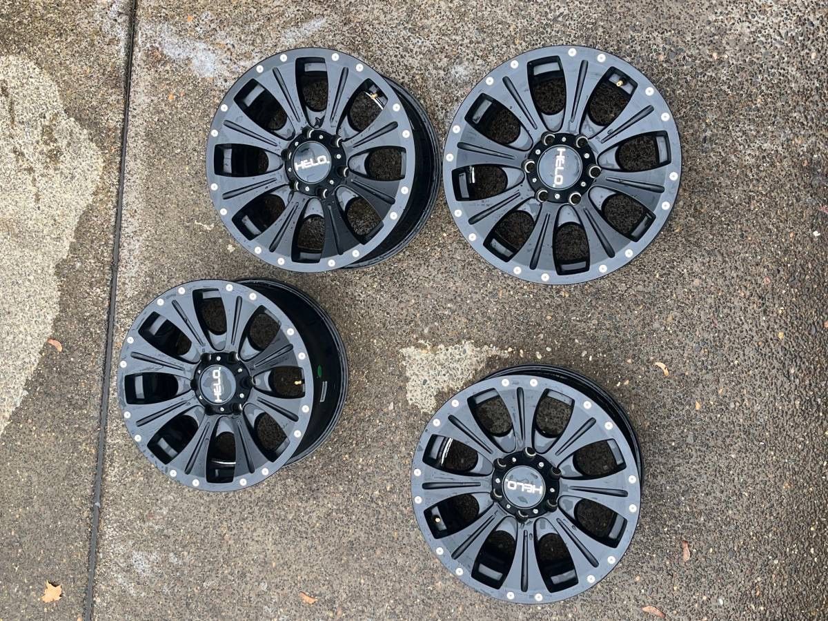 18” Helo rims 6x139.7 / 6x5.5