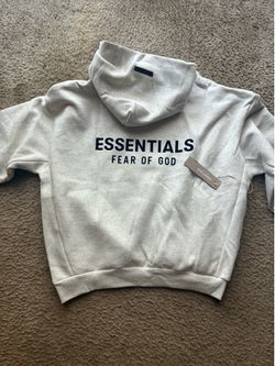 Grey essential hoodie