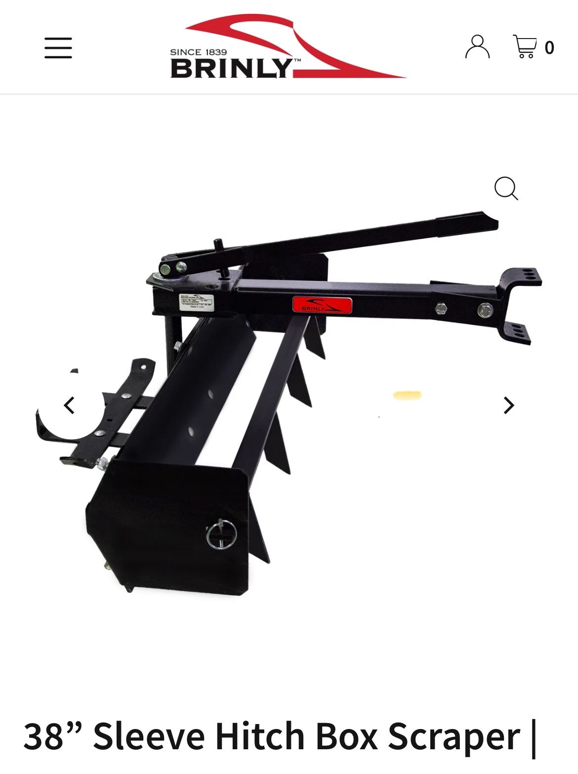 Brinly Box Scraper