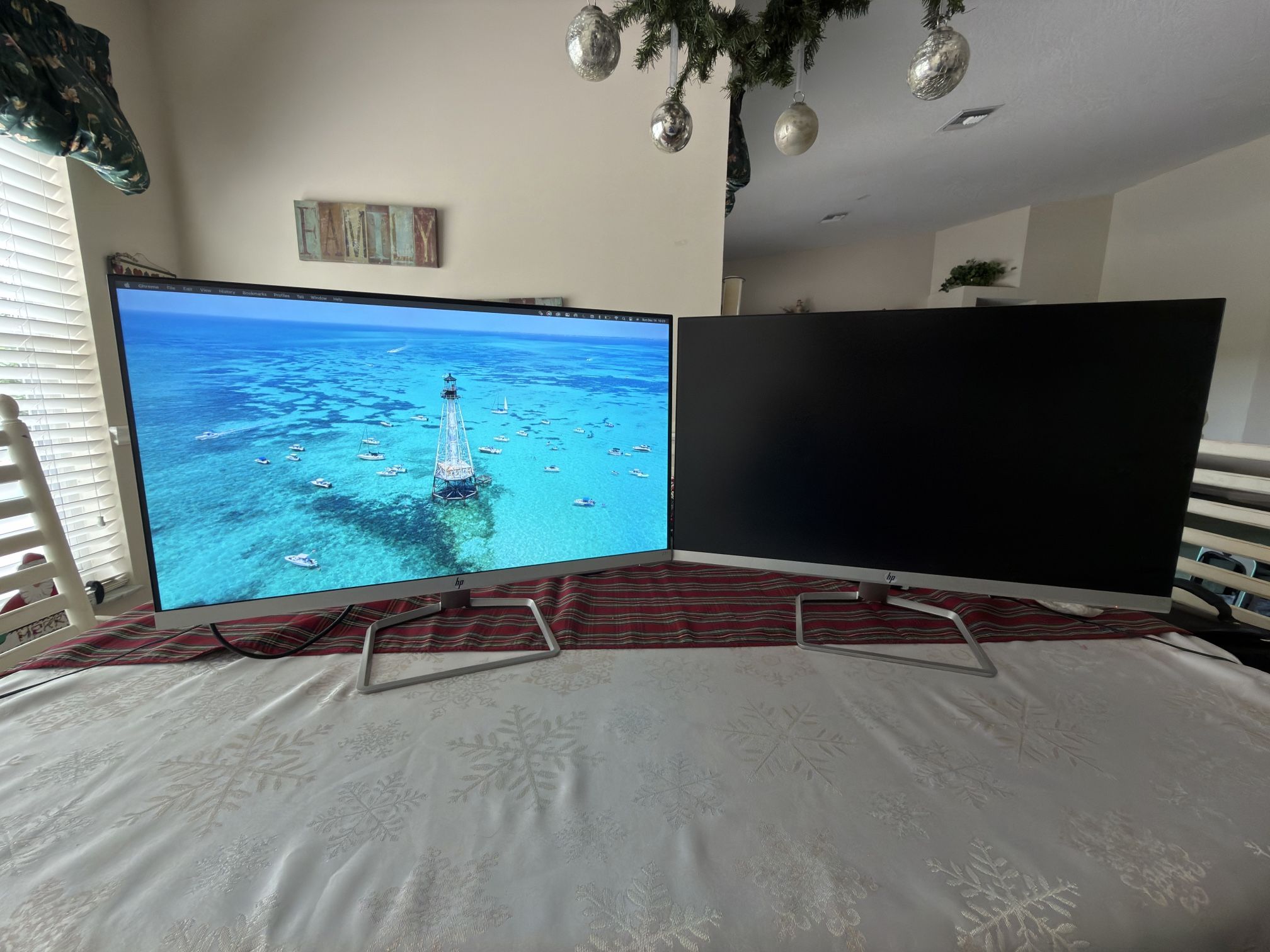 HP 27f Computer Monitors x2 Like new