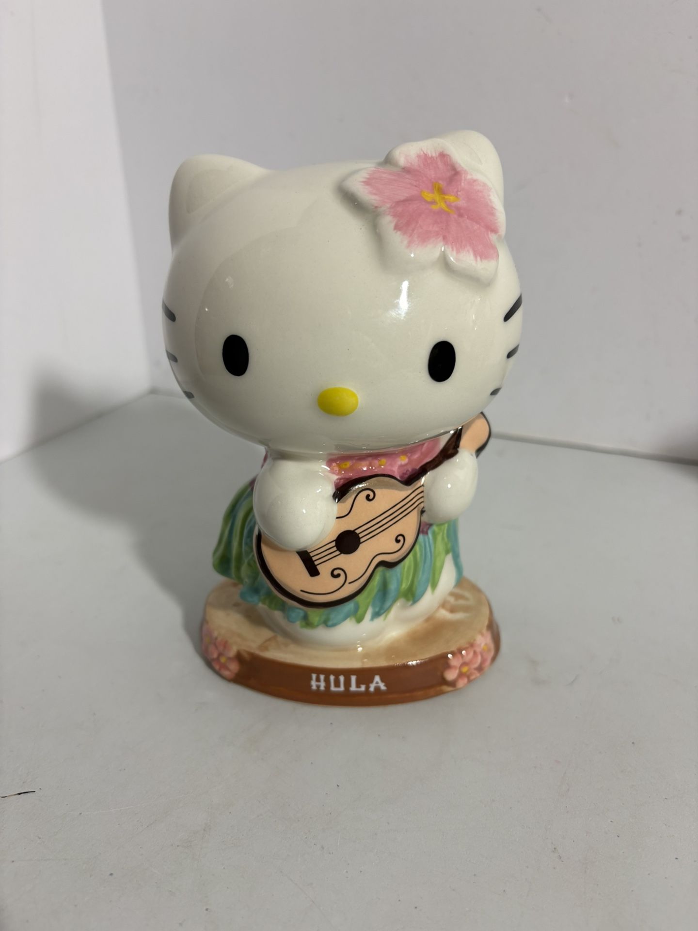 Blue Sky Clayworks Hawaiian Hula Hello Kitty With Ukulele