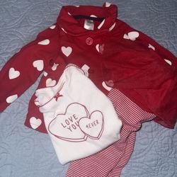 Carter's Valentine's Day outfit - 9M 
