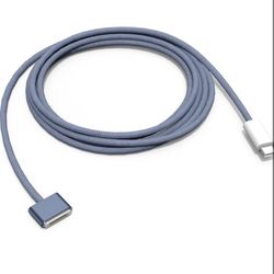 140W USB-C to Magnetic 3 Charging Cable 6.6FT | Compatible with MagSafe 3 for MacBook Air/Pro M4 M3 M2 (2021-2025 Models) - White Fast Charge Safe Cab