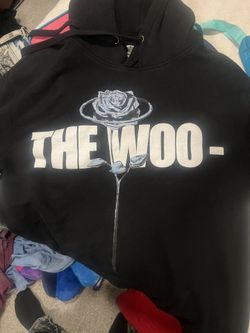 Vlone x pop smoke the woo black discount hoodie