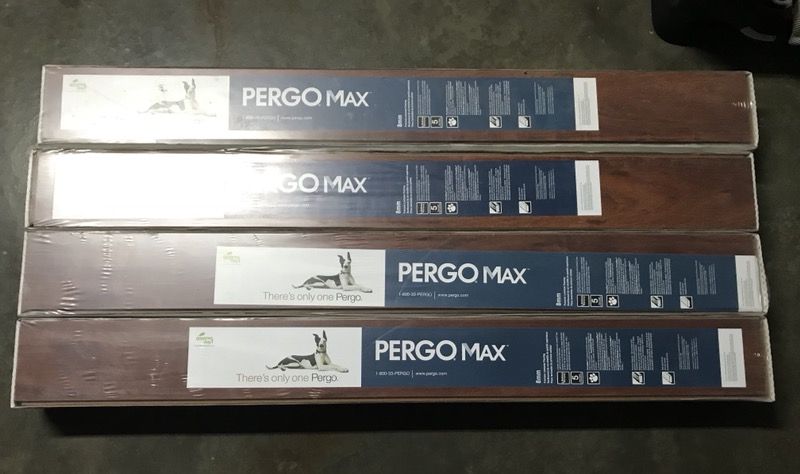 Pergo Moneta Mahogany Flooring.