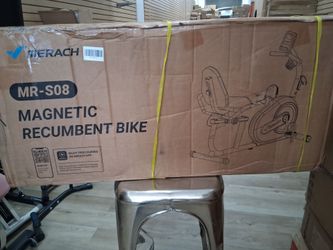 Merach MR- 08 magnet recumbent bike. Brand new sealed with warranty.