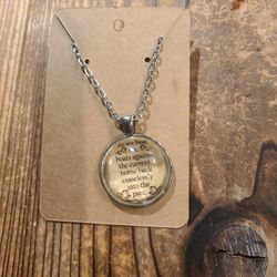 Great Gatsby Quote Necklace