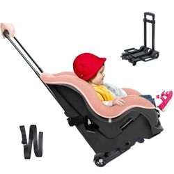 Torevsior foldable Car Seat Travel Cart with Belt