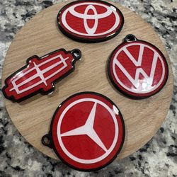 Epoxy 3d Printed Keychains 