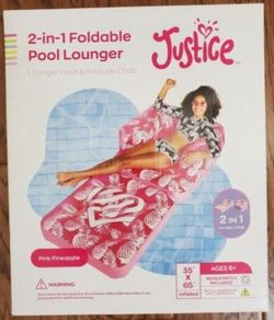 Justice 2 In 1 Foldable Pool Lounger(New)