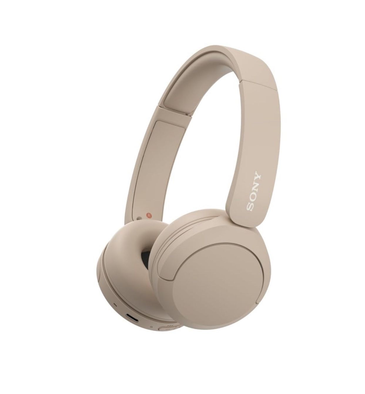 Sony Wireless Headphones Bluetooth On-Ear Headset with Microphone and up to 50 Hours Battery Life with Quick Charging, Cappuccino