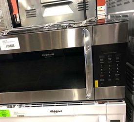 Brand New Frigidaire Gallery 1.5 cu. ft. Over the Range Convection Microwave in Smudge-Proof Stainless Steel QK