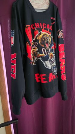 NEW, CHICAGO BEARS (XXL) THICK LONG SLEEVE SHIRT, FIRM.