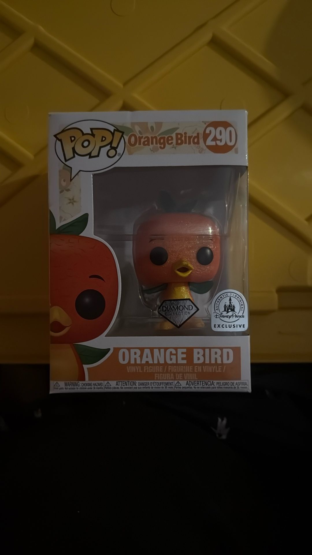Funko Pop Disney Parks Exclusive Orange Bird Diamond Collection 290