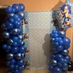 Sonic Balloon Garlands