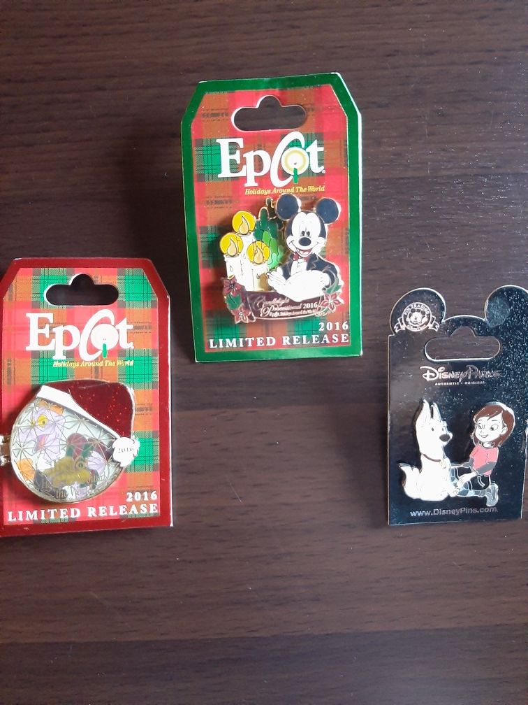 Disney Holiday & Bolt Pins