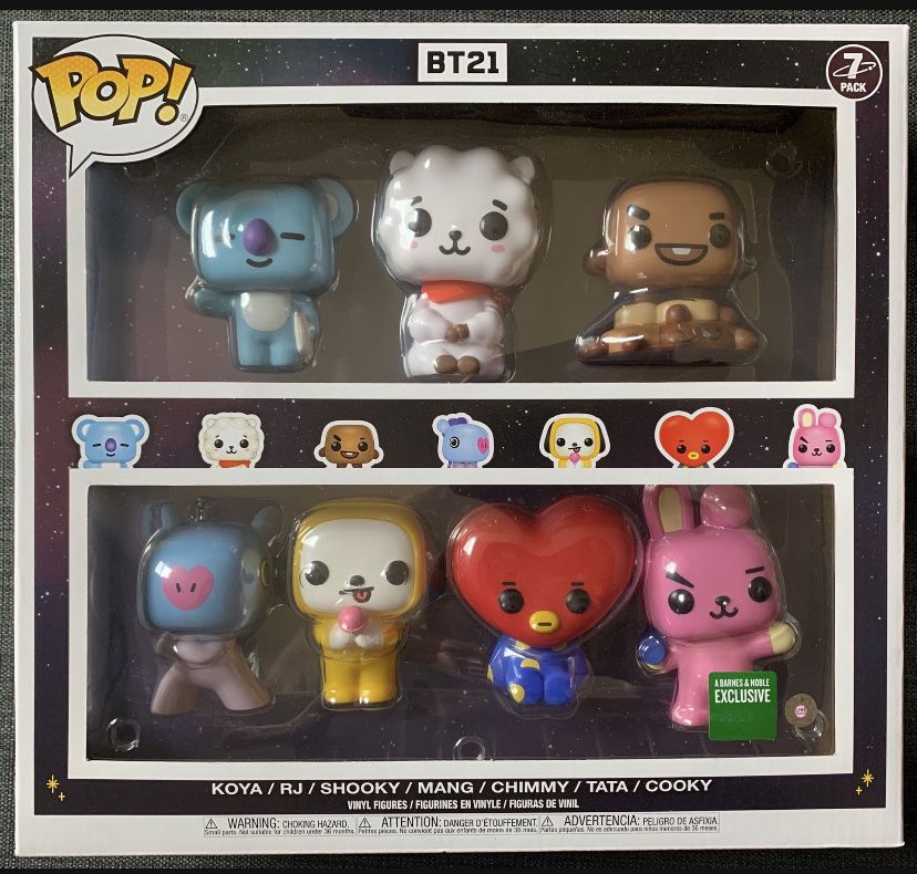 Funko POP BT21 Exclusive 7-Pack New In Box