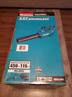Makita 116 MPH 459 CFM 18-Volt LXT  Brushless Cordless Blower Kit