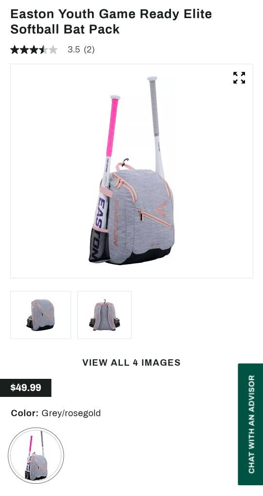 Easton Youth Game Ready Elite Softball Bat Pack