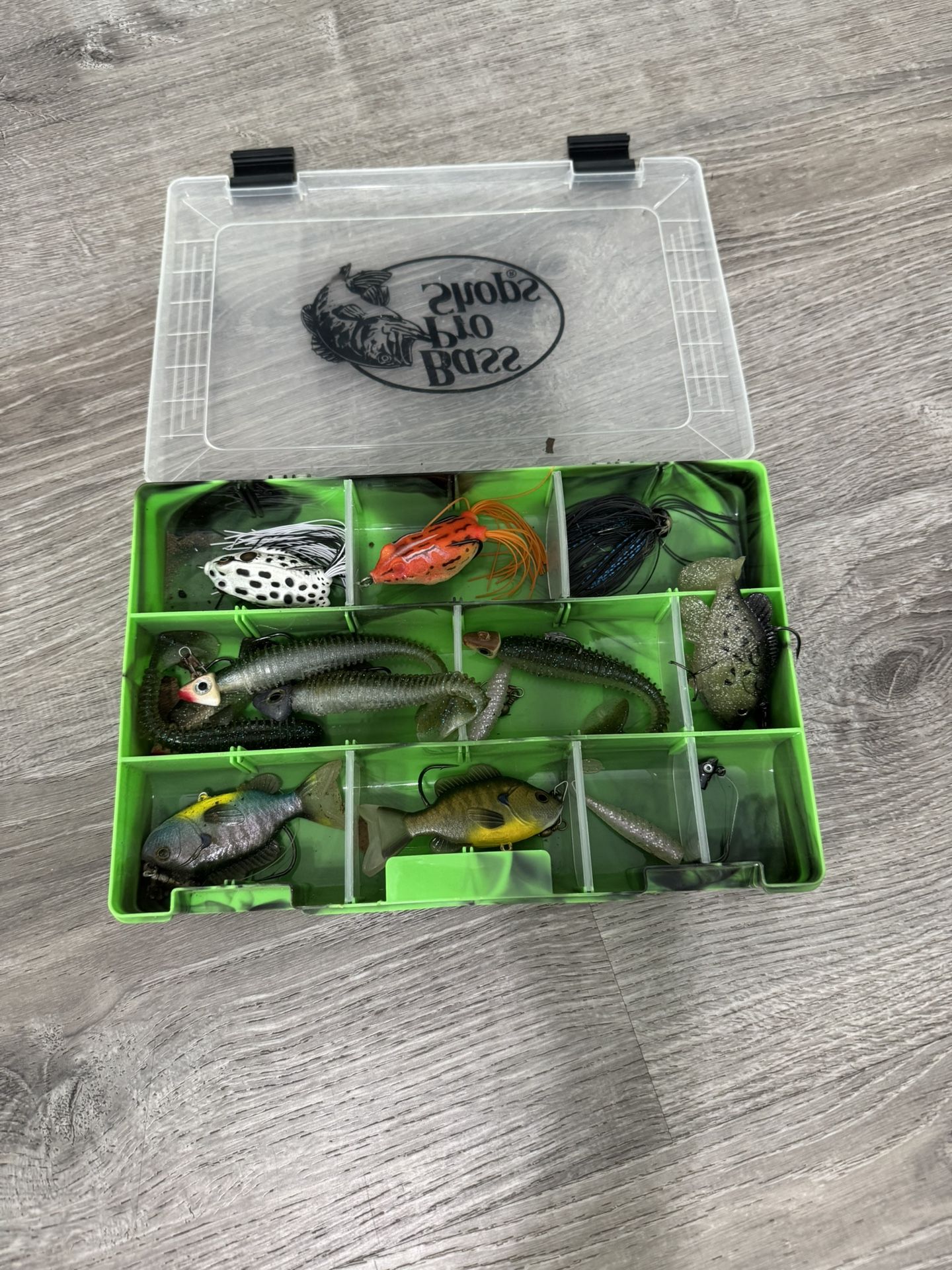 Shimano Fishing Bag With Lots Of Fishing Stuff