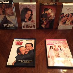 DVDs and VHS tapes
