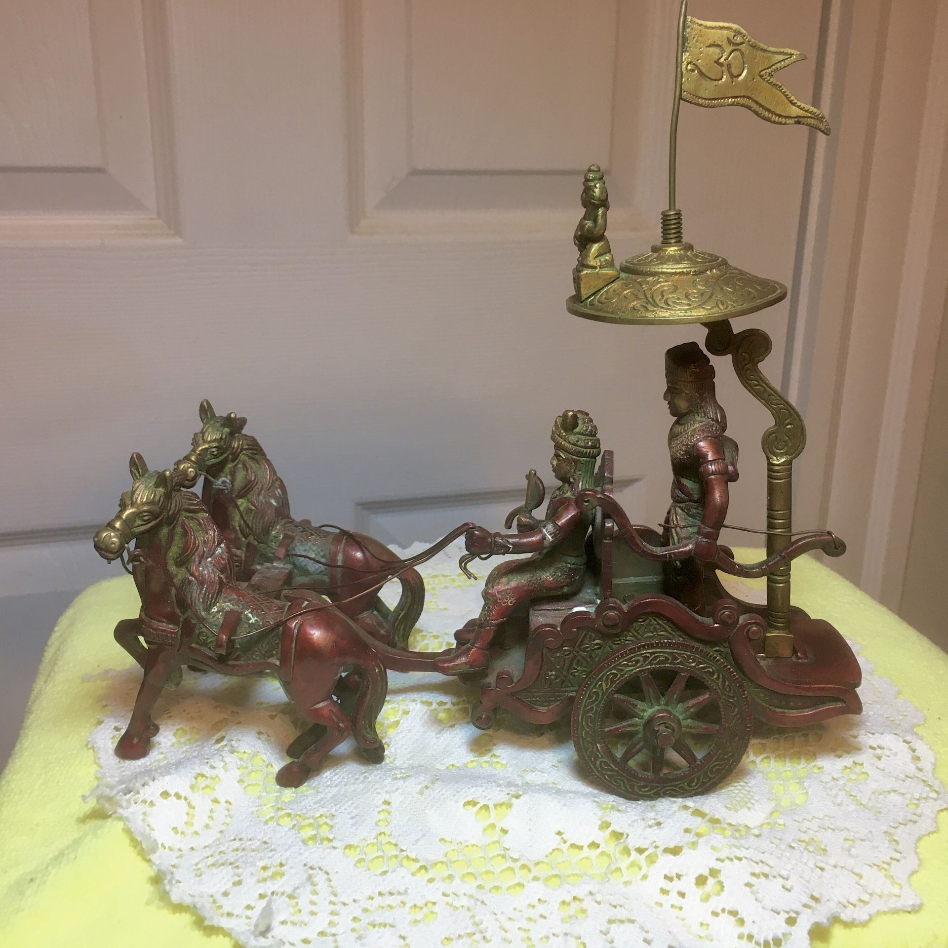 Lord Krishna, Arjuna, Hanuman - Hindu epic Mahabharata