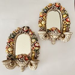Wall Mirror Candle Holders 