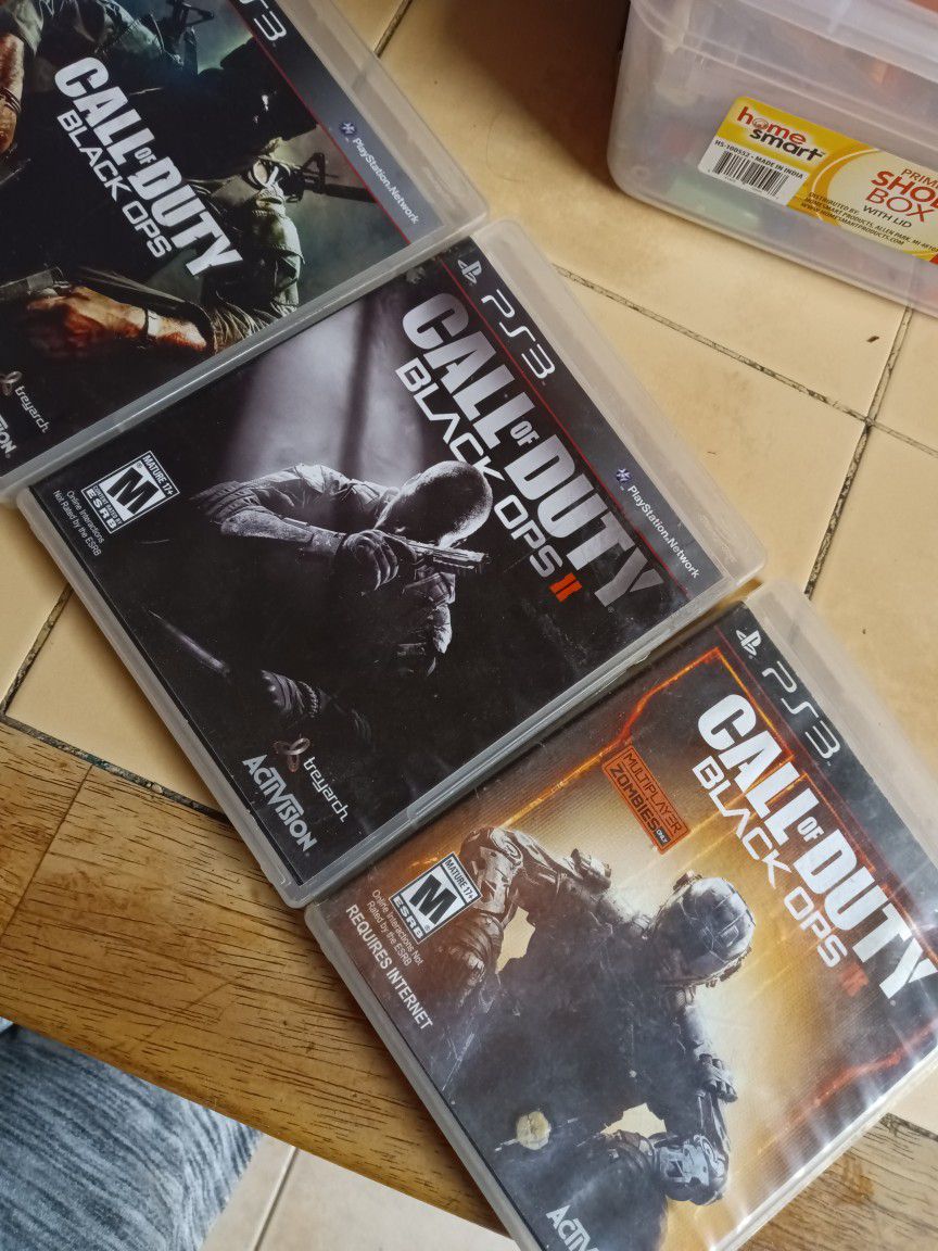 PS3 Call Of Duty 1,2, and 3